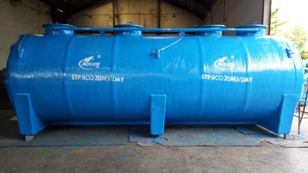 Pabrik Biosung Fibertek Produsen Ipal Biotech Water Tank
